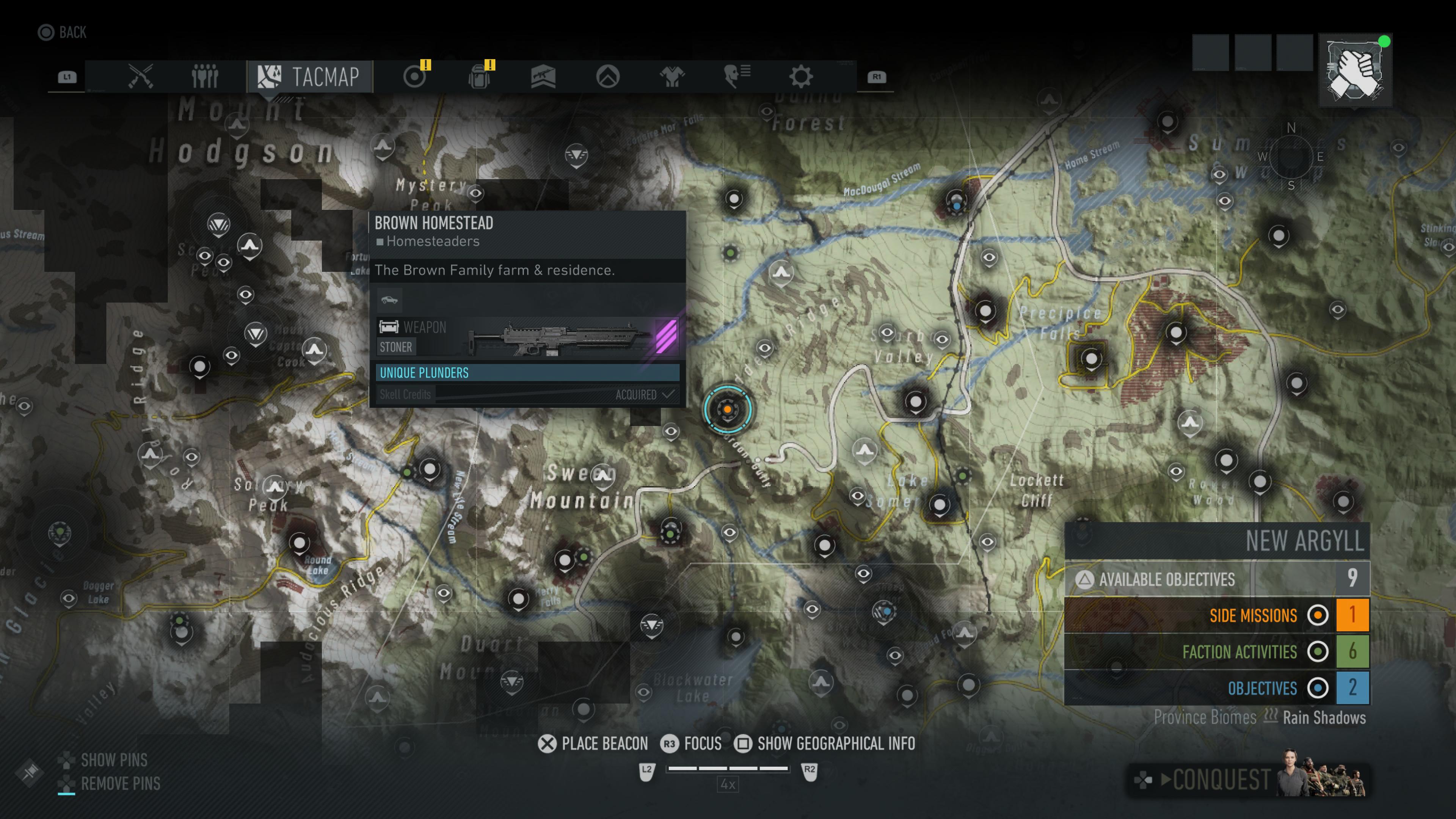 Brown Homestead Map